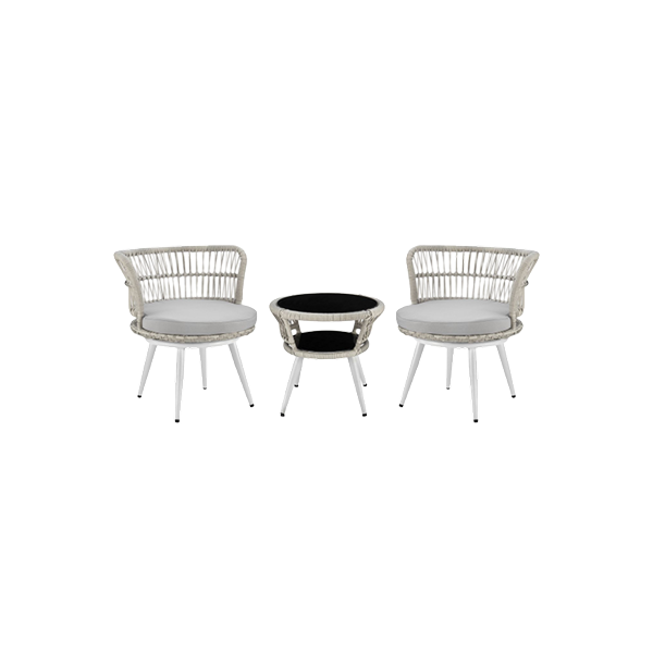 Monaco 3-Piece Conversation Set