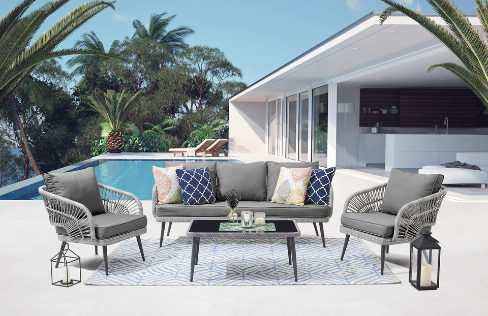 Riviera 4-Piece Conversation Set