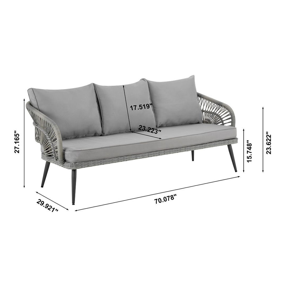 Riviera 4-Piece Conversation Set