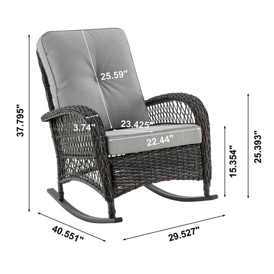 Fruttuo Upholstered Rocking Chair