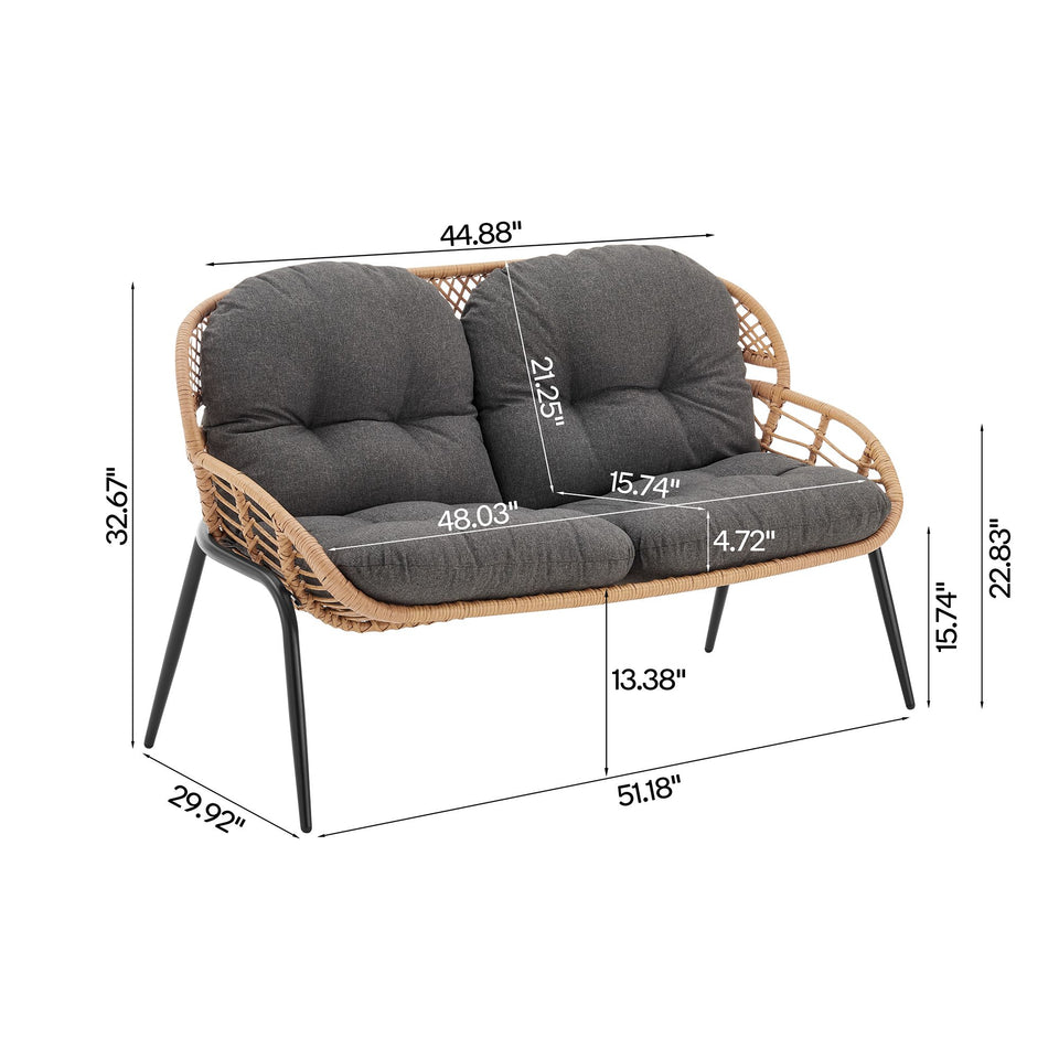 patio furniture - back view