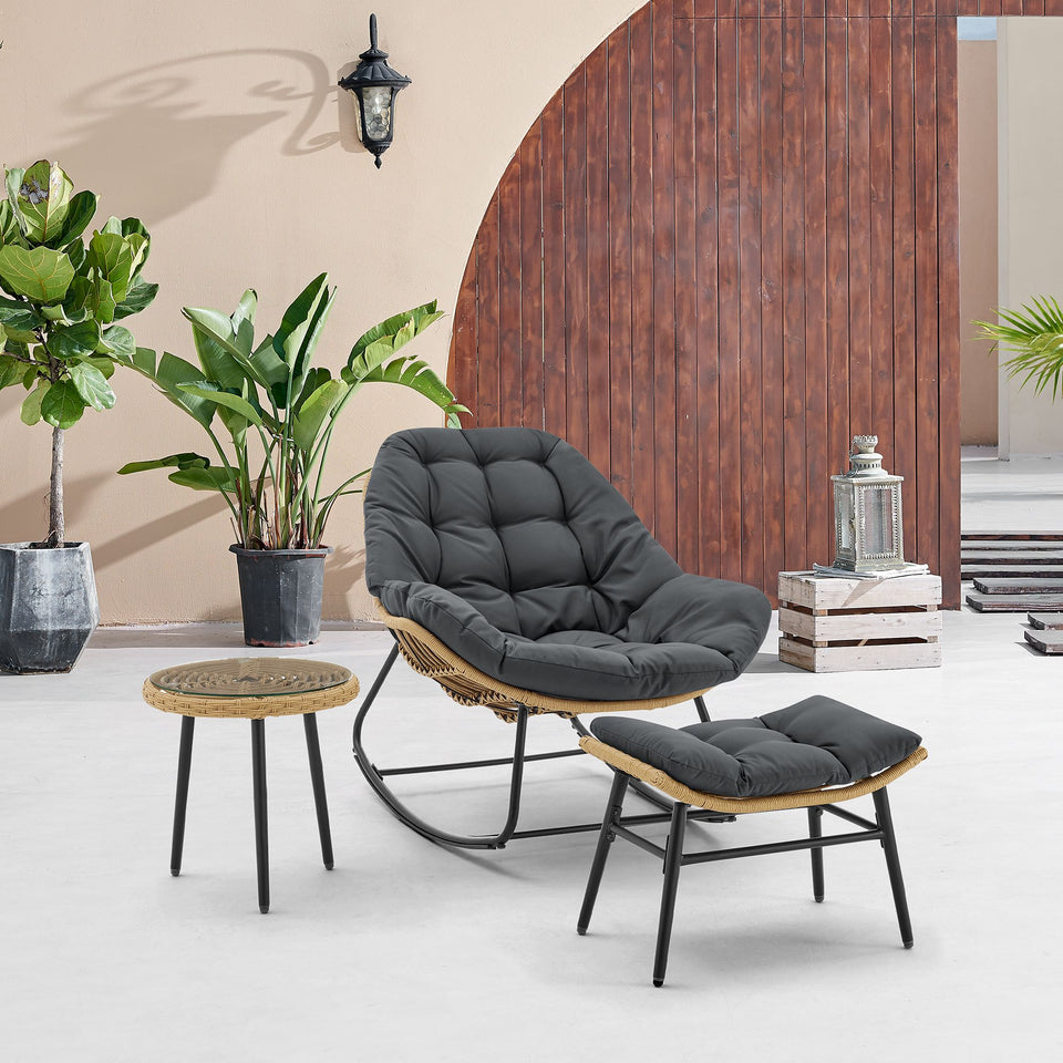 Benson 3-Piece Lounge Chair Set in GY