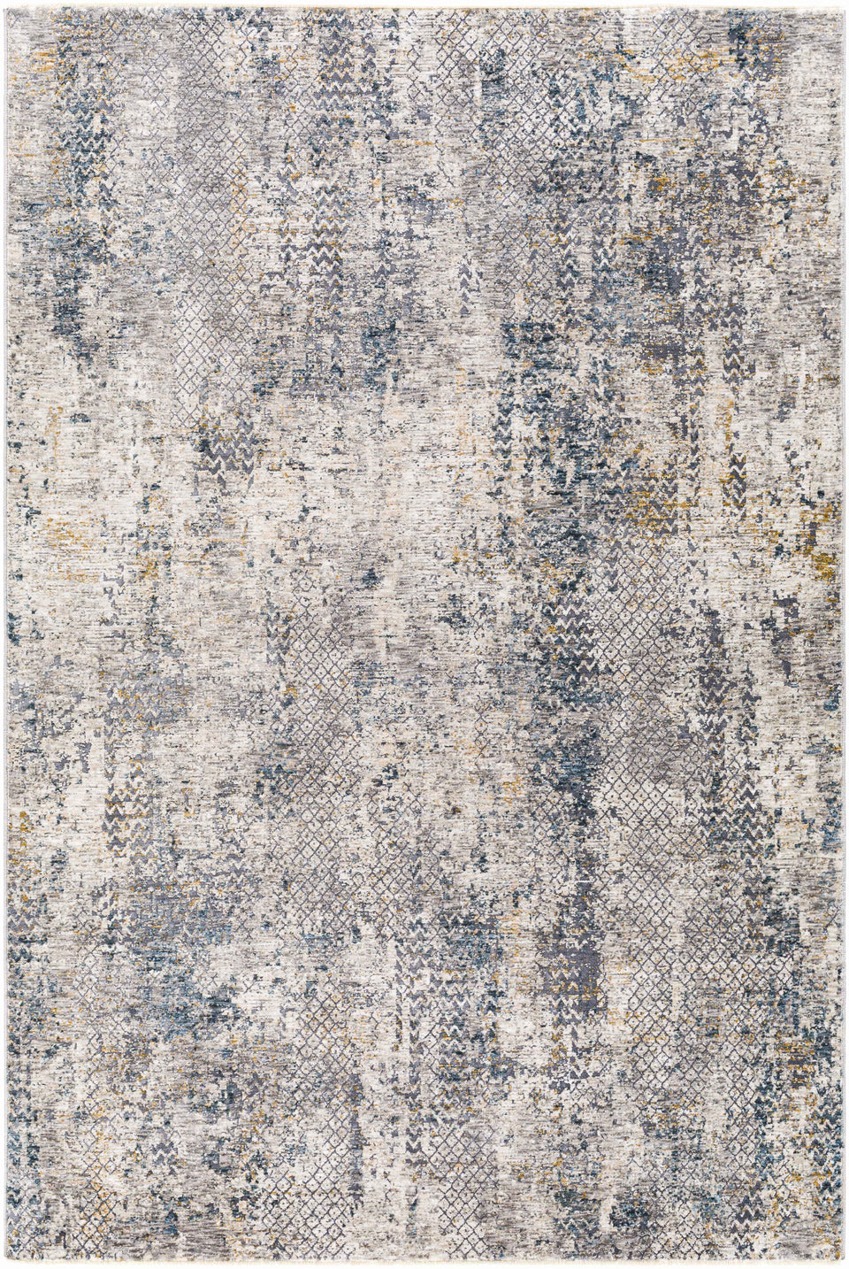 Odell Abstract Luxe Fringe Rug - Clearance