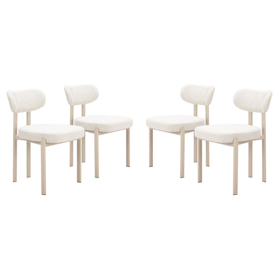 Aurea Dining Chair (Set of 4) Light Gray