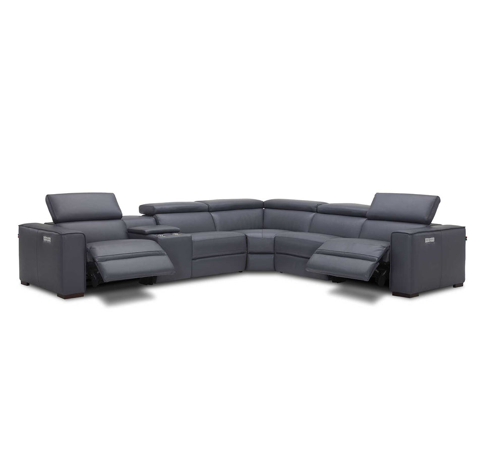 Picasso 6Pc Motion Sectional In Blue Grey