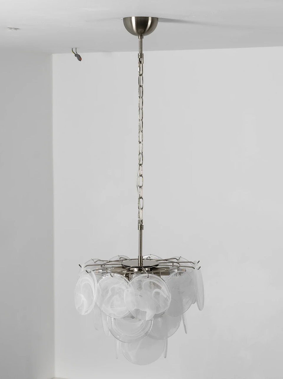 Retro Glass Disc Chandelier