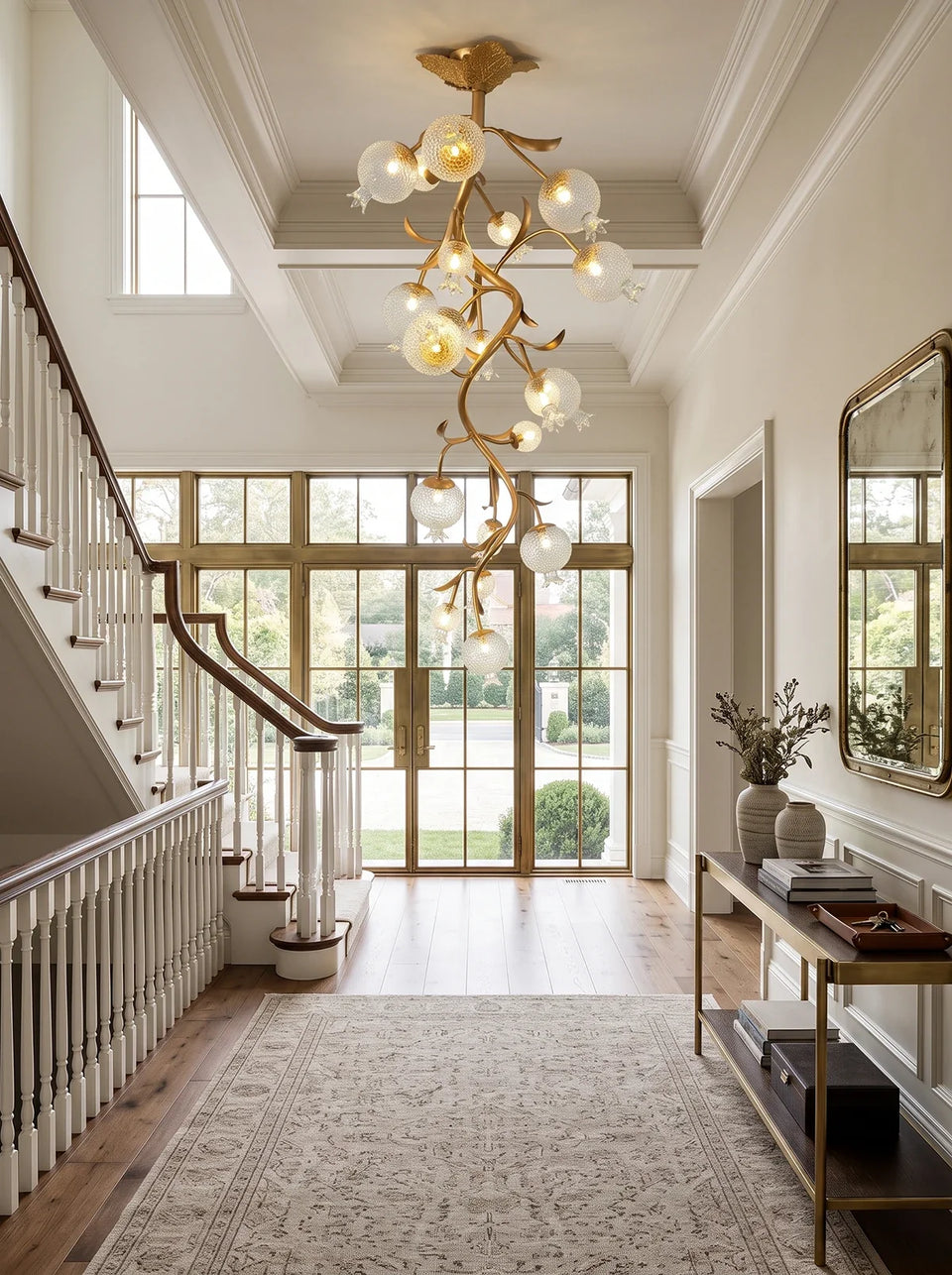 Pomegranate Glass Branch Chandelier