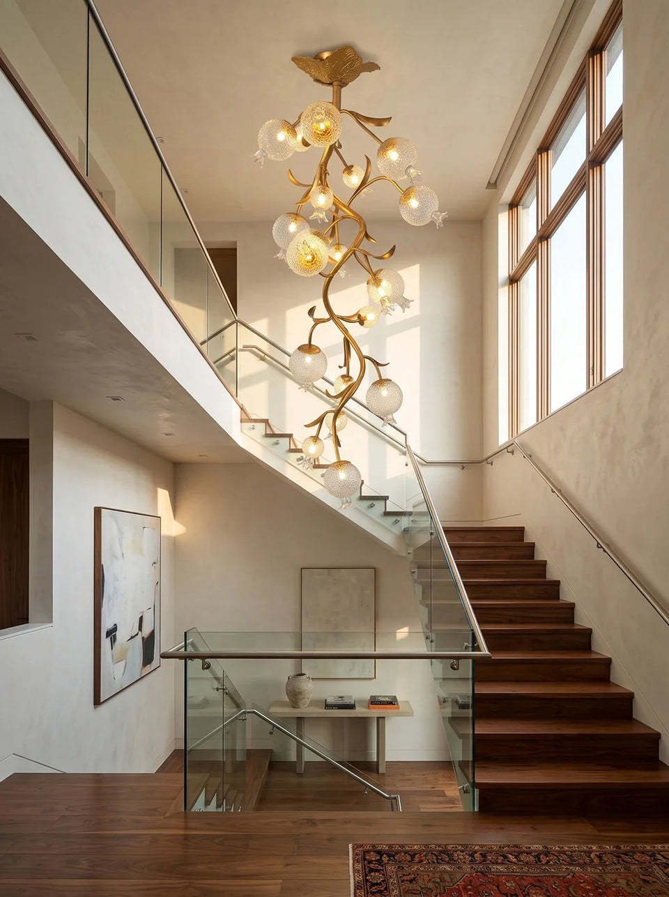 Pomegranate Glass Branch Chandelier