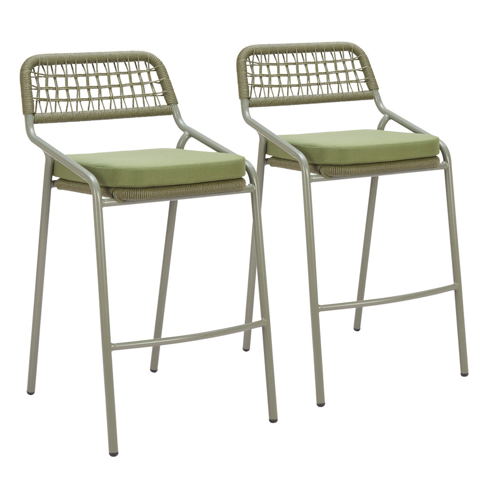 Rio Barstool (Set of 2) Green