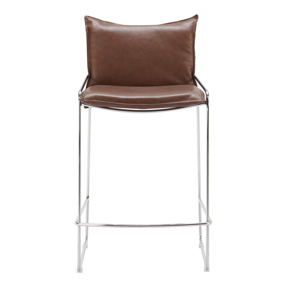 Pola Counter Stool Brown
