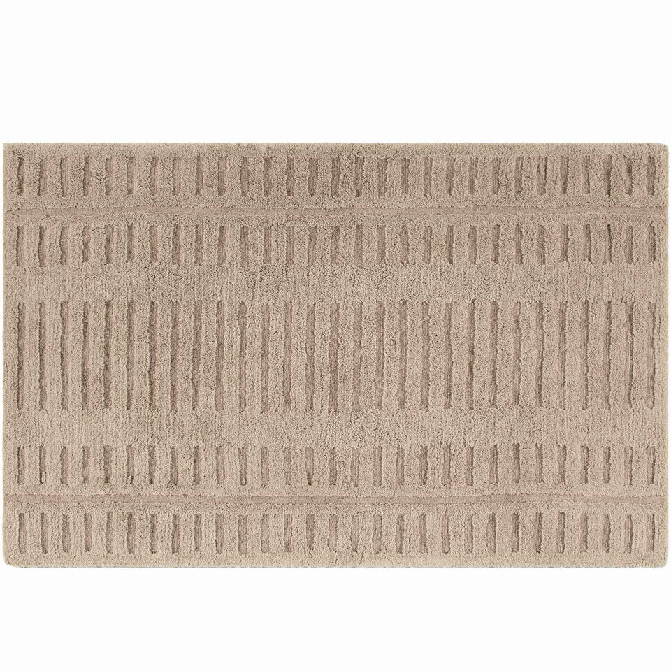 Washable Handmade Wool Rug - Brown - Clearance