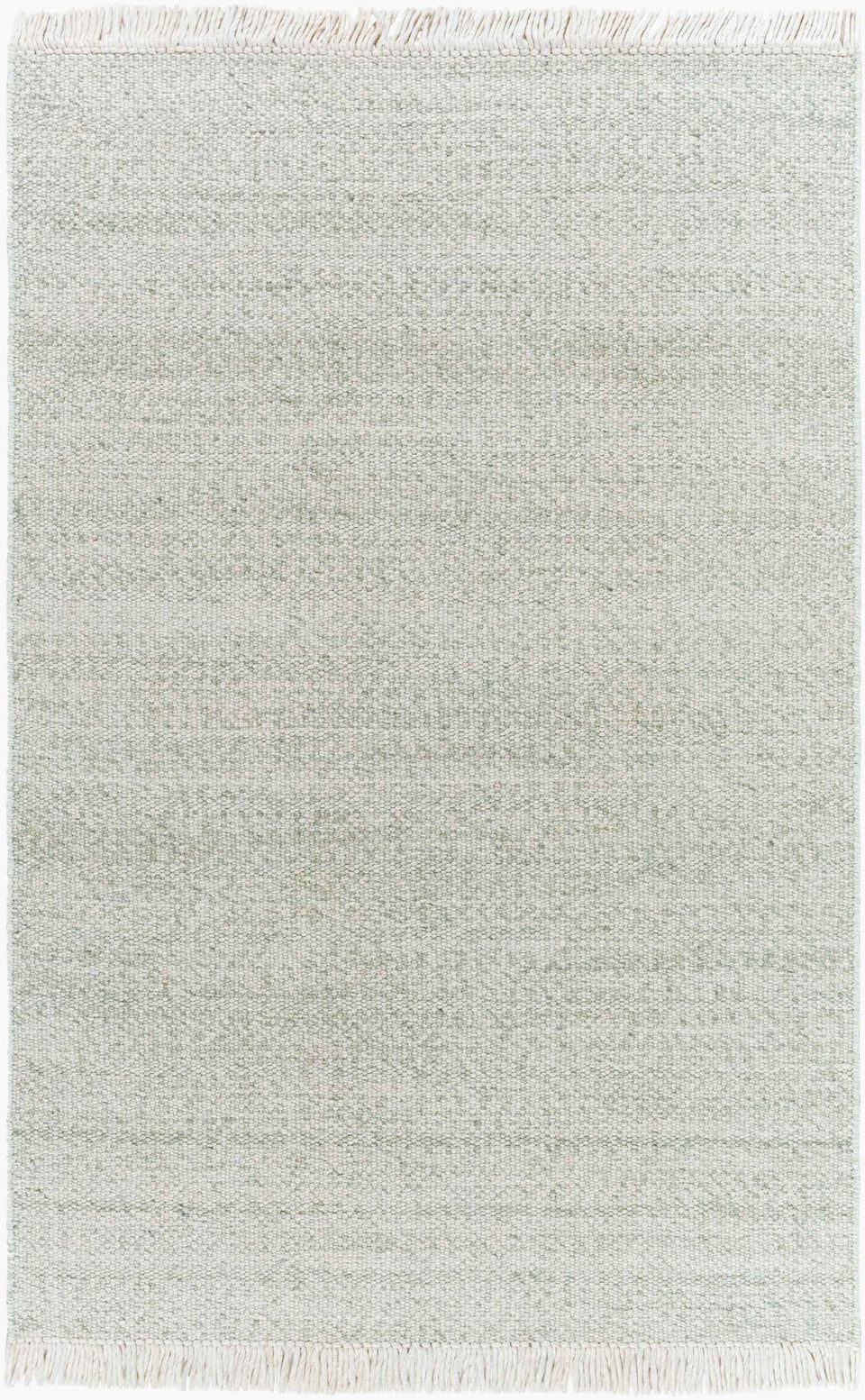 Sorell Sage Textured Weave Cottage Farmhouse Wool Handmade Area Rug - Clearance