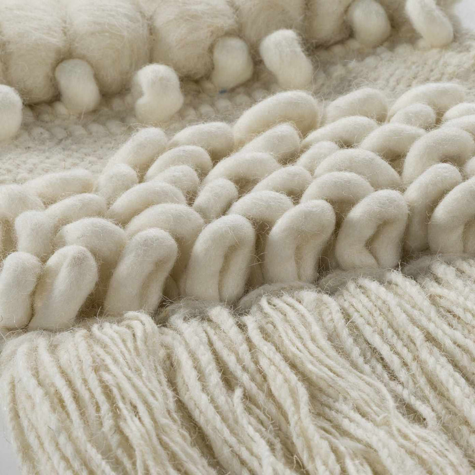 Riverwatch Ivory Woven Patterned Wall Hanging