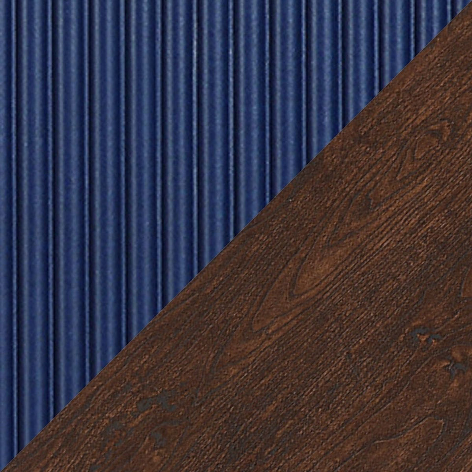 Duane 59" Fluted Sideboard in Navy Blue