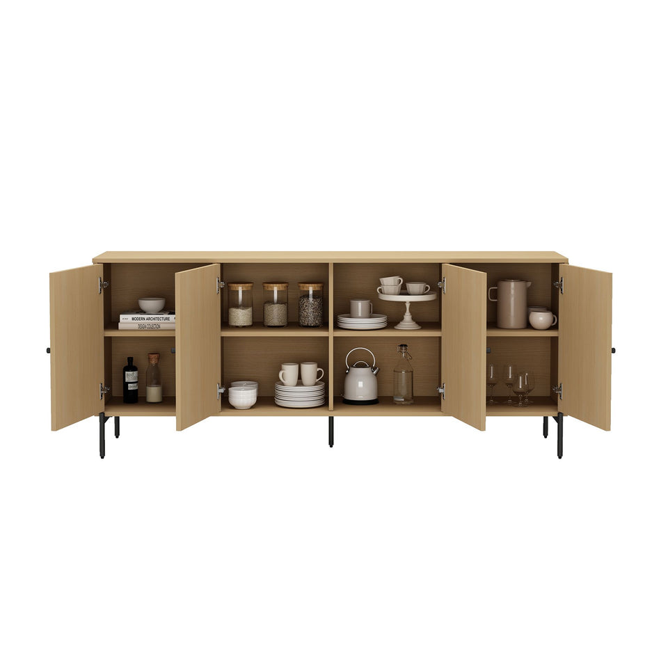Magnolia 71" Sideboard in Light Oak