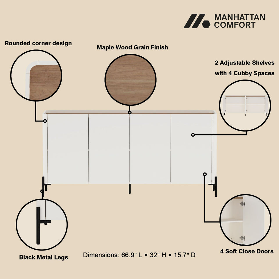 Abbey 67" Sideboard
