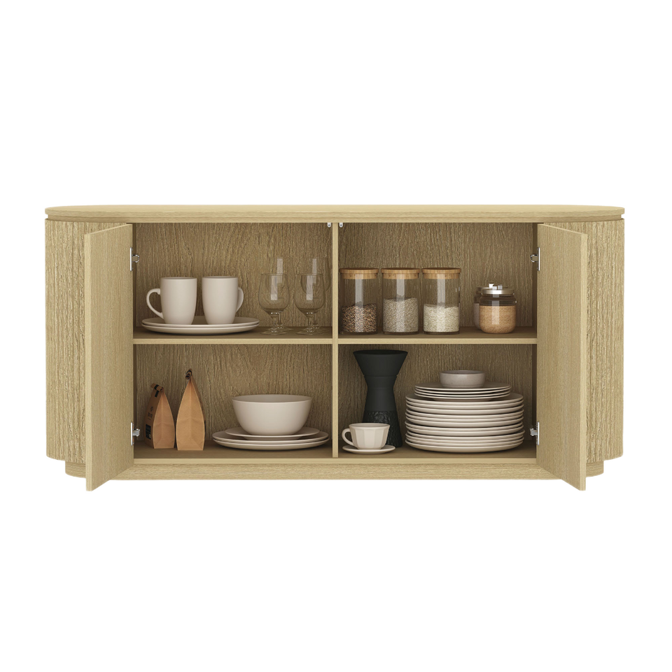 Olivia 60" Sideboard in Natural Oak
