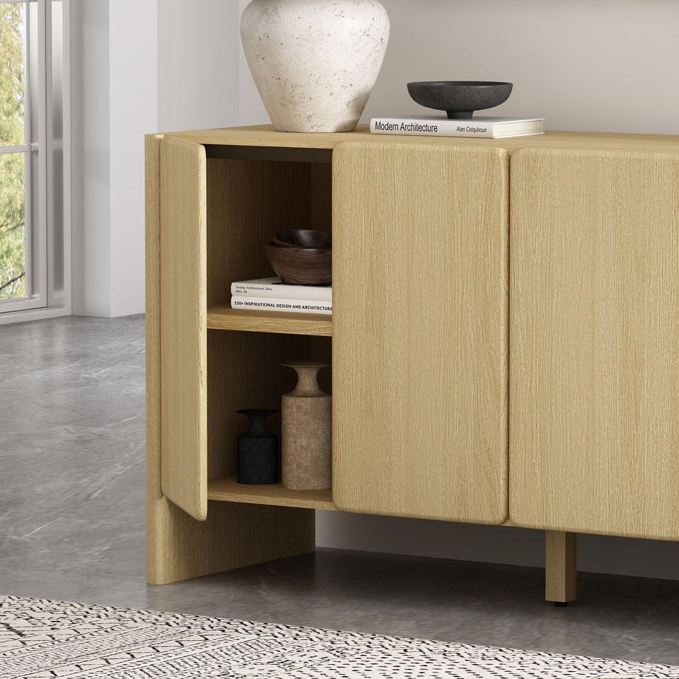 Linda 60" Sideboard in Natural Oak