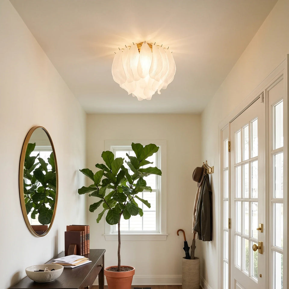 ceiling light - side angle view