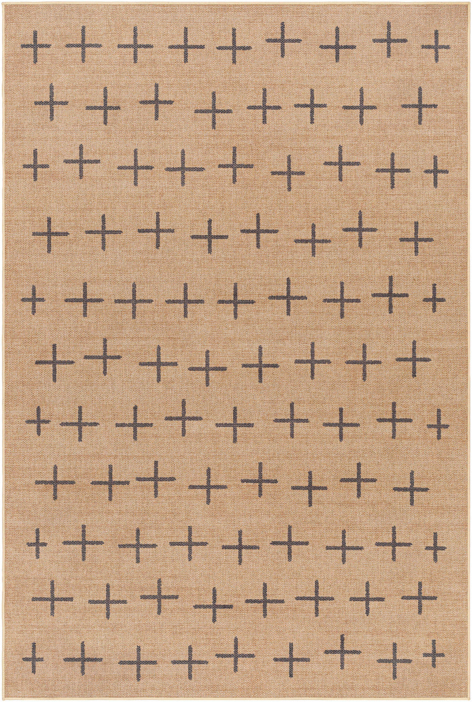 Haimi Black Washable Jutely Rug - Clearance