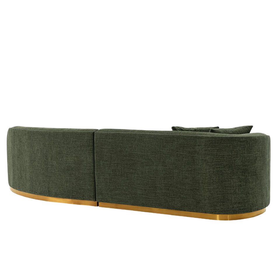 Daria 132" Chenille Sectional