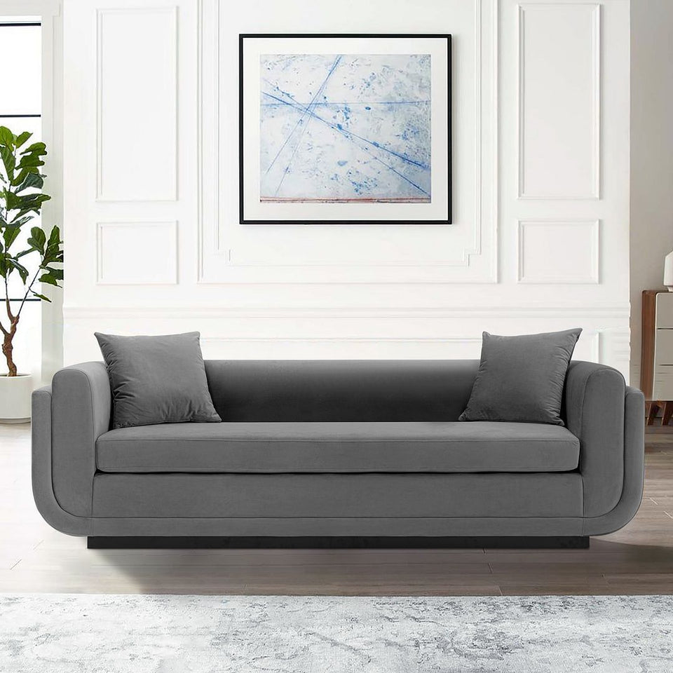 Edmonda 91" Velvet Sofa