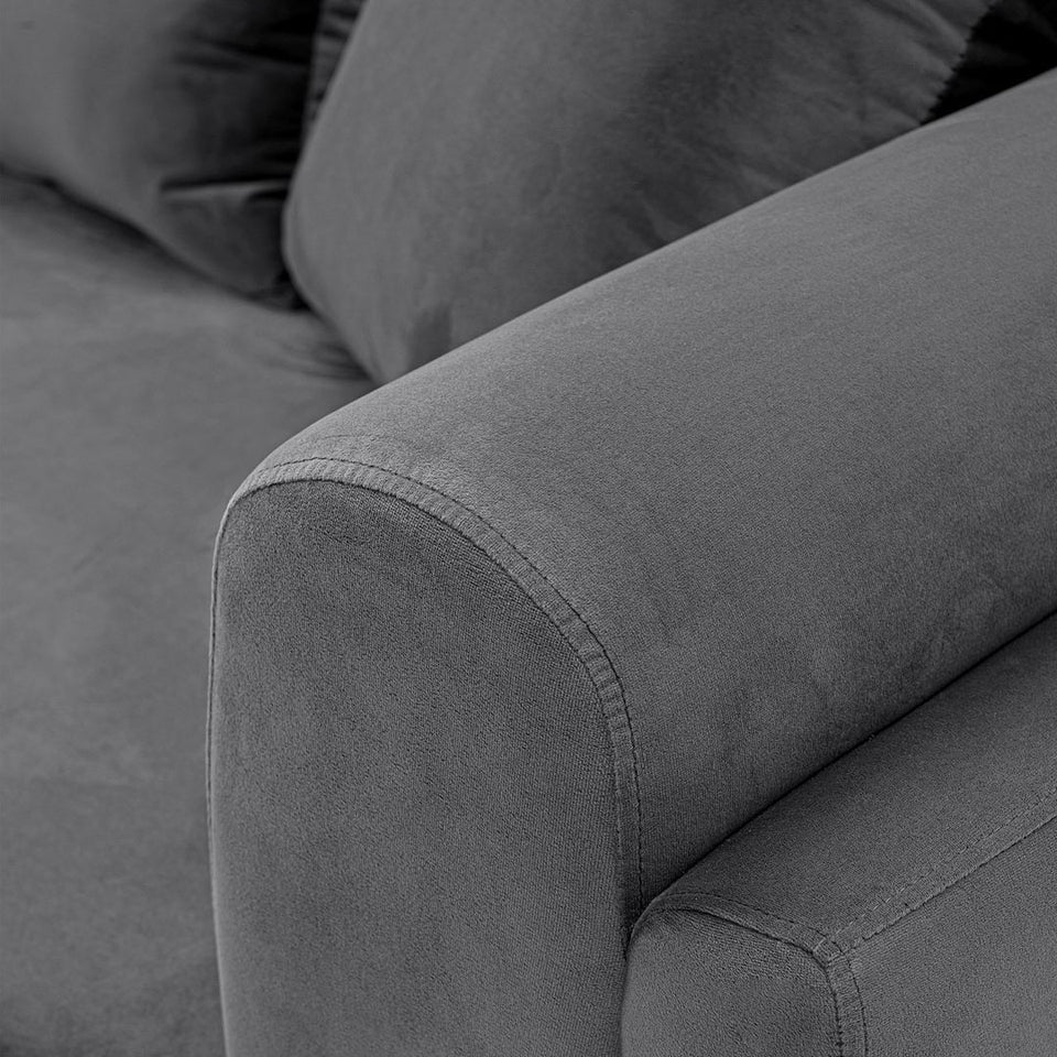 Edmonda 91" Velvet Sofa