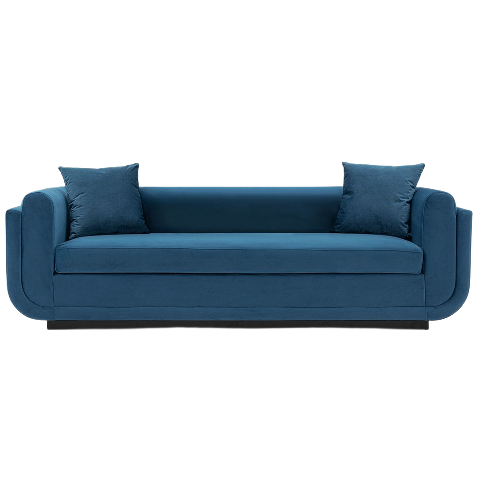 Edmonda 91" Velvet Sofa