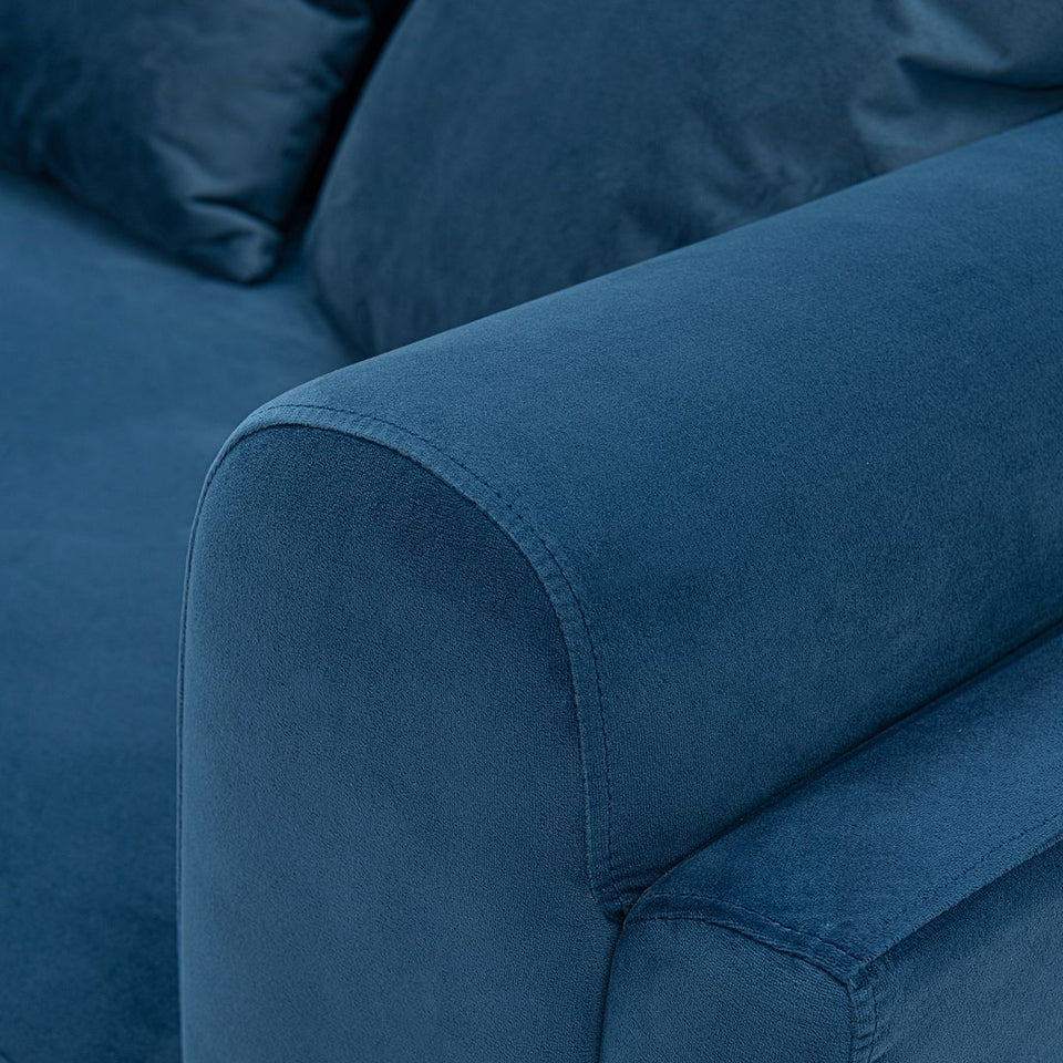 Edmonda 91" Velvet Sofa