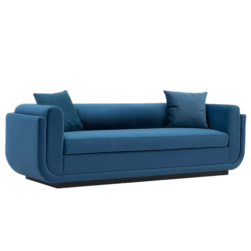 Edmonda 91" Velvet Sofa