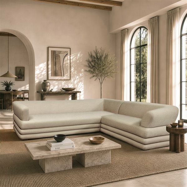 Natural sectional sofa - additional view 8