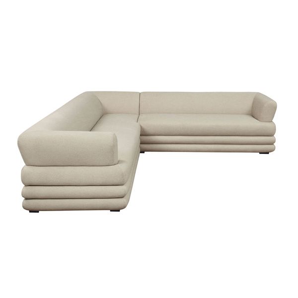 Natural sectional sofa - lifestyle setting