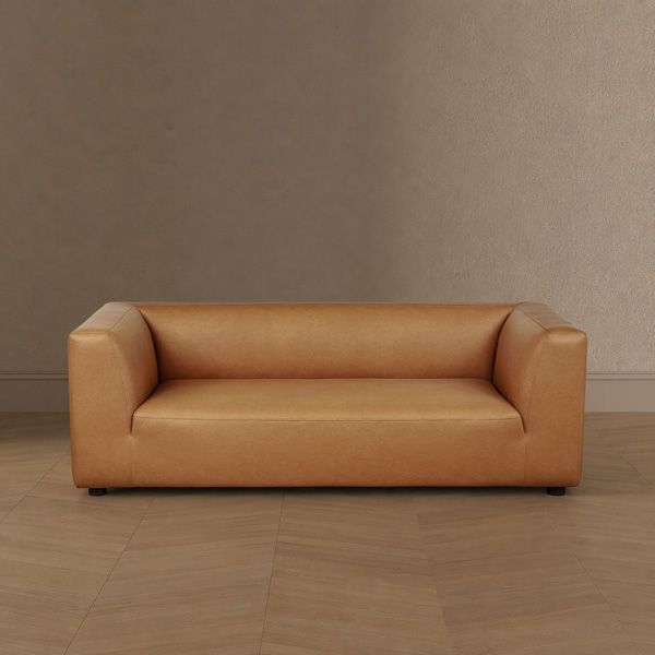 upholstered sofa - front view