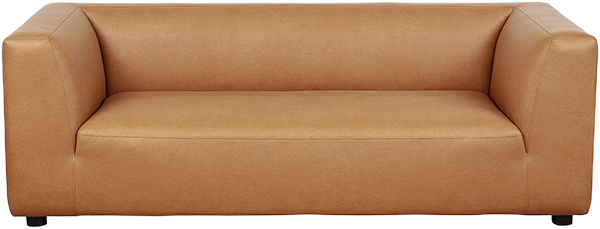 upholstered sofa - detail view