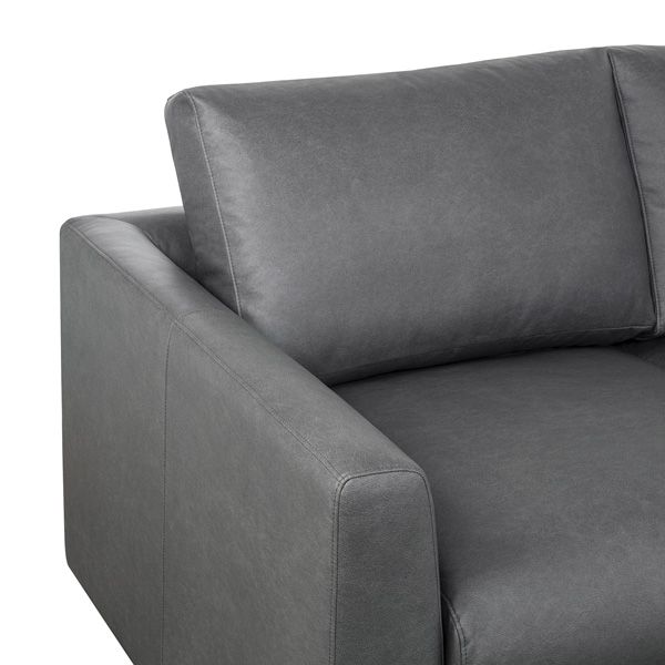 upholstered loveseat - top view