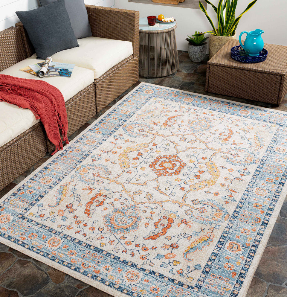 Shafter Traditional Outdoor Area Rug - Clearance