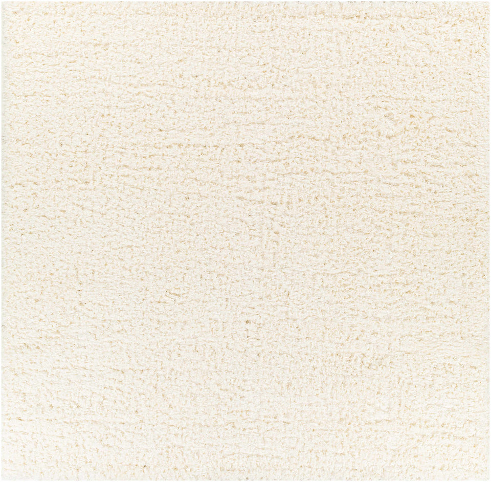 Siari Solid Cream Plush Rug