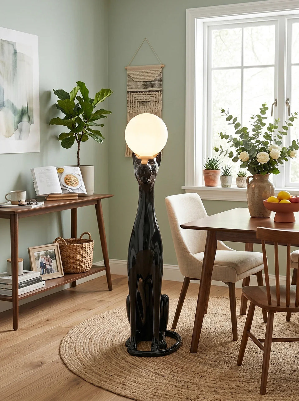 Sitting Dog Rylight Novelty Floor Lamp