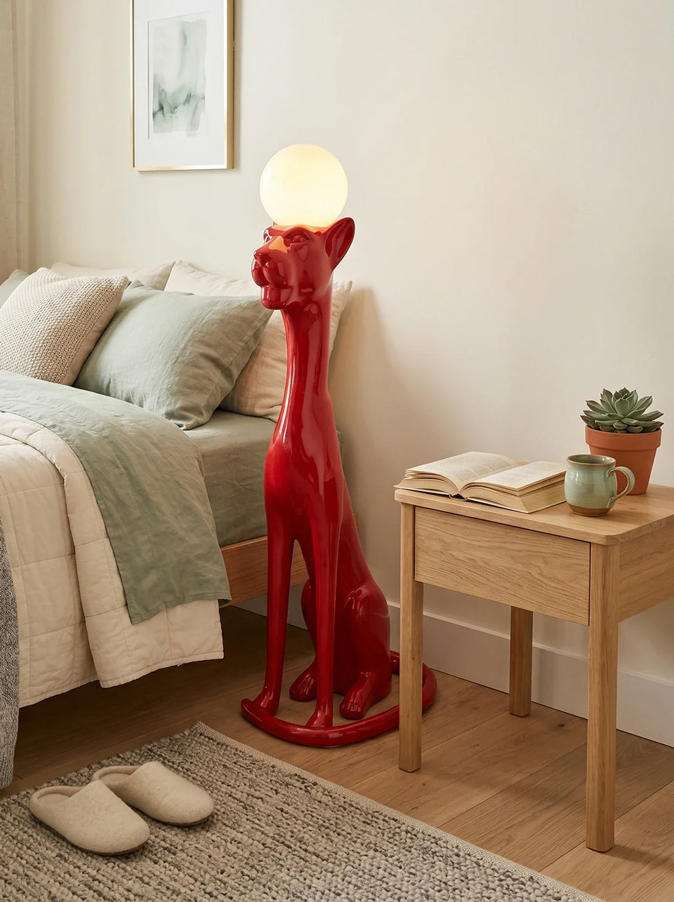 Sitting Dog Rylight Novelty Floor Lamp