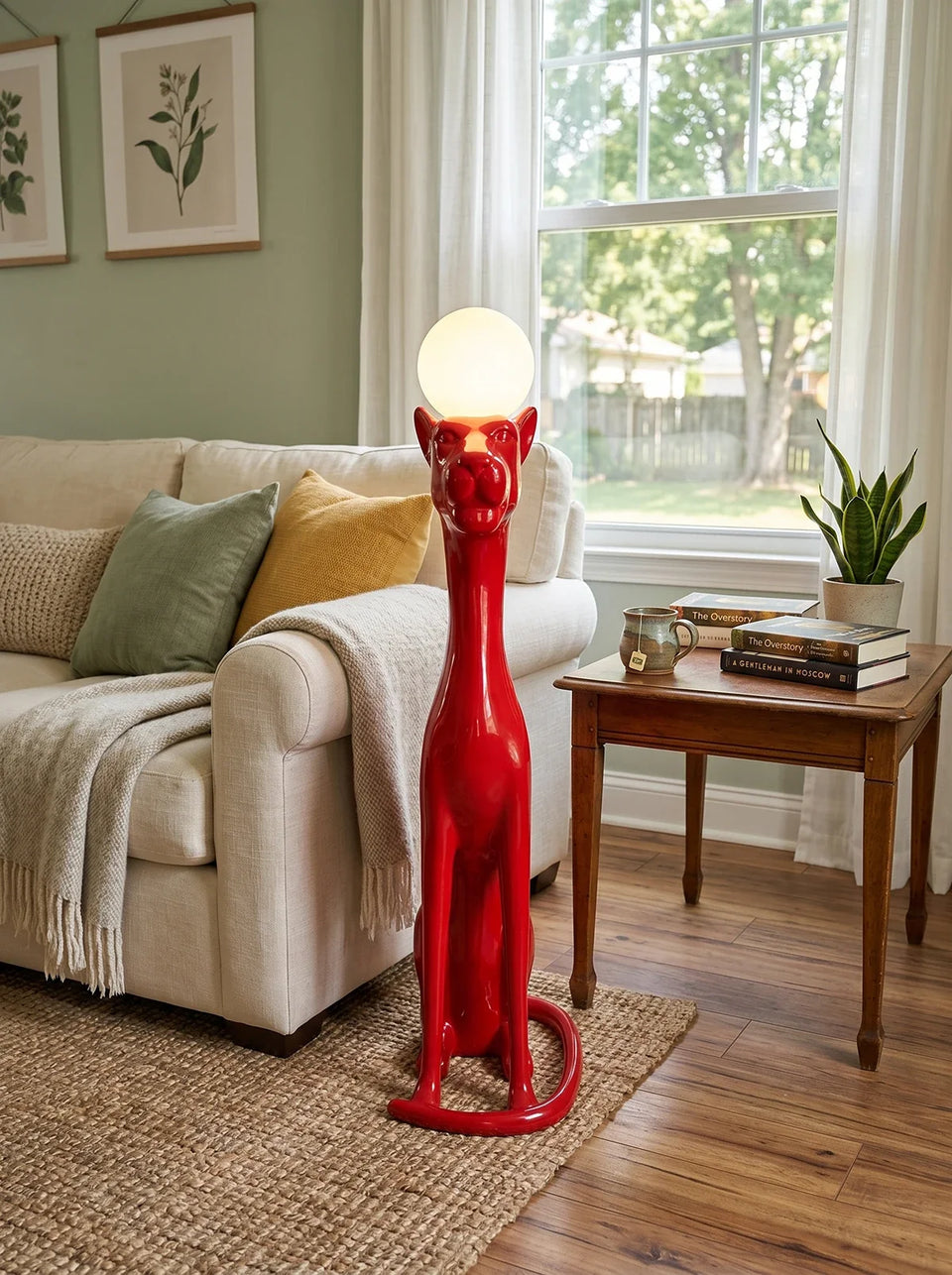 Sitting Dog Rylight Novelty Floor Lamp