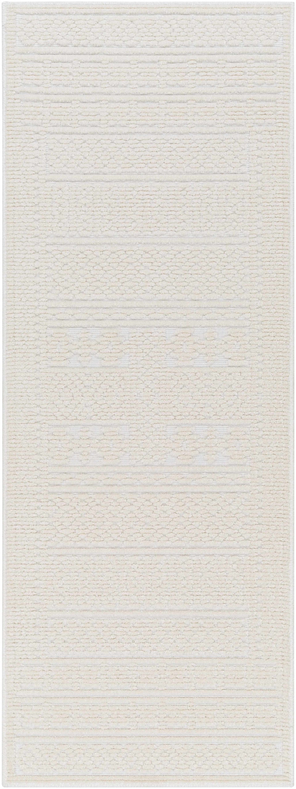 Bahar Cream Washable Area Rug