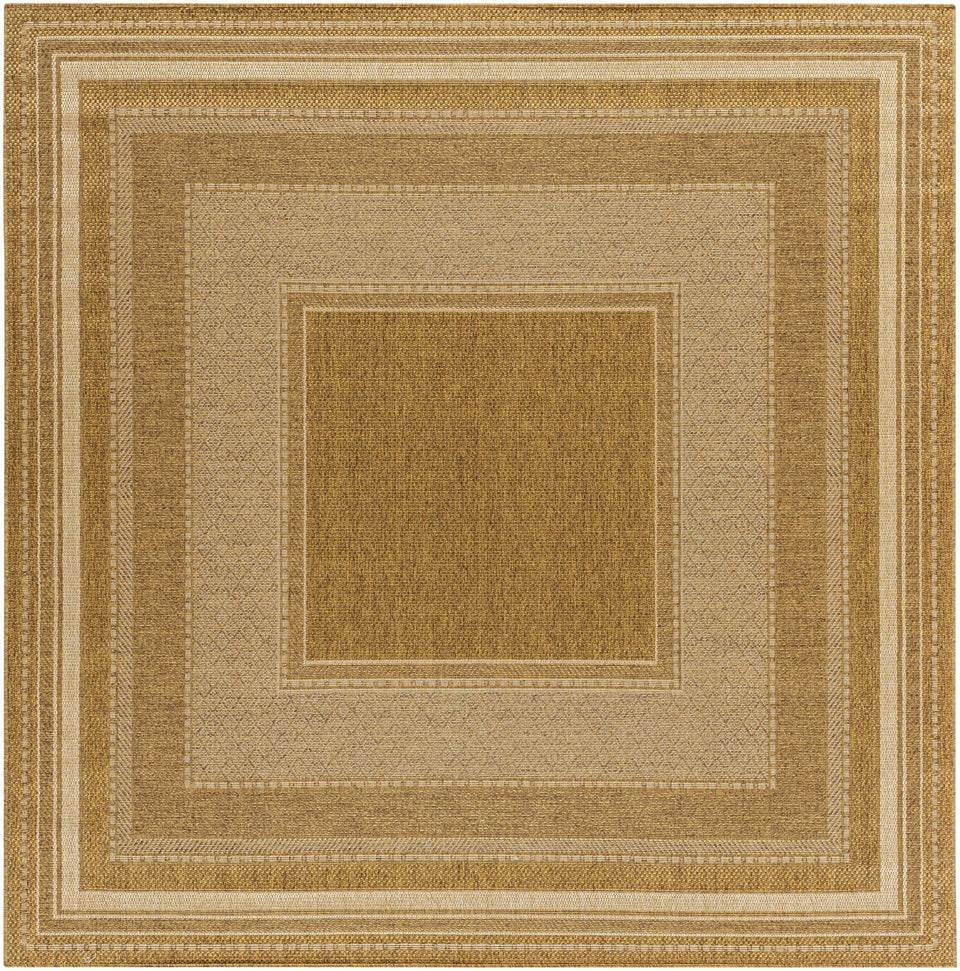 Chael Flatweave Faux Jute Outdoor Rug