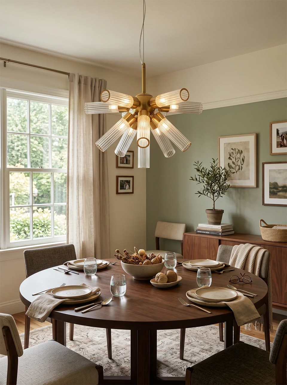 Gold & White chandelier - additional view 9