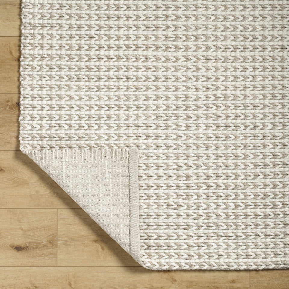 Lenci Hand Woven Wool Area Rug