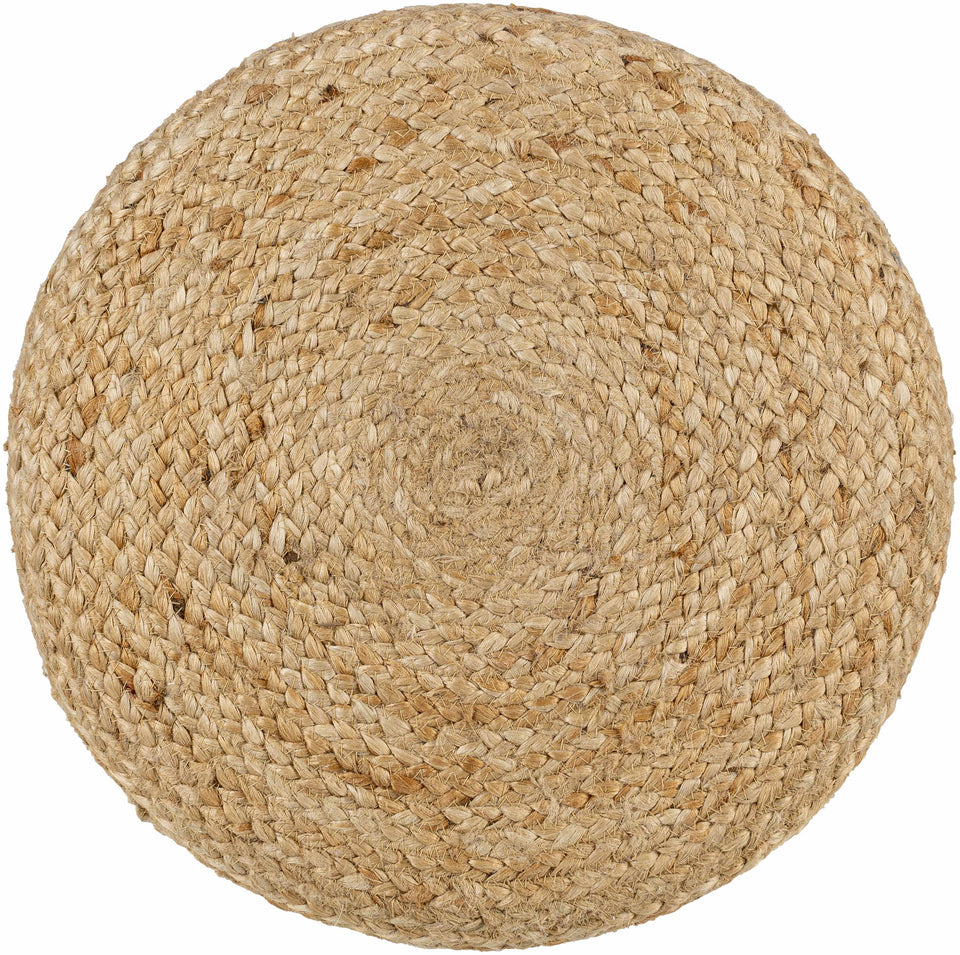 Tagaytay Natural Wood Stool Ottoman - Clearance