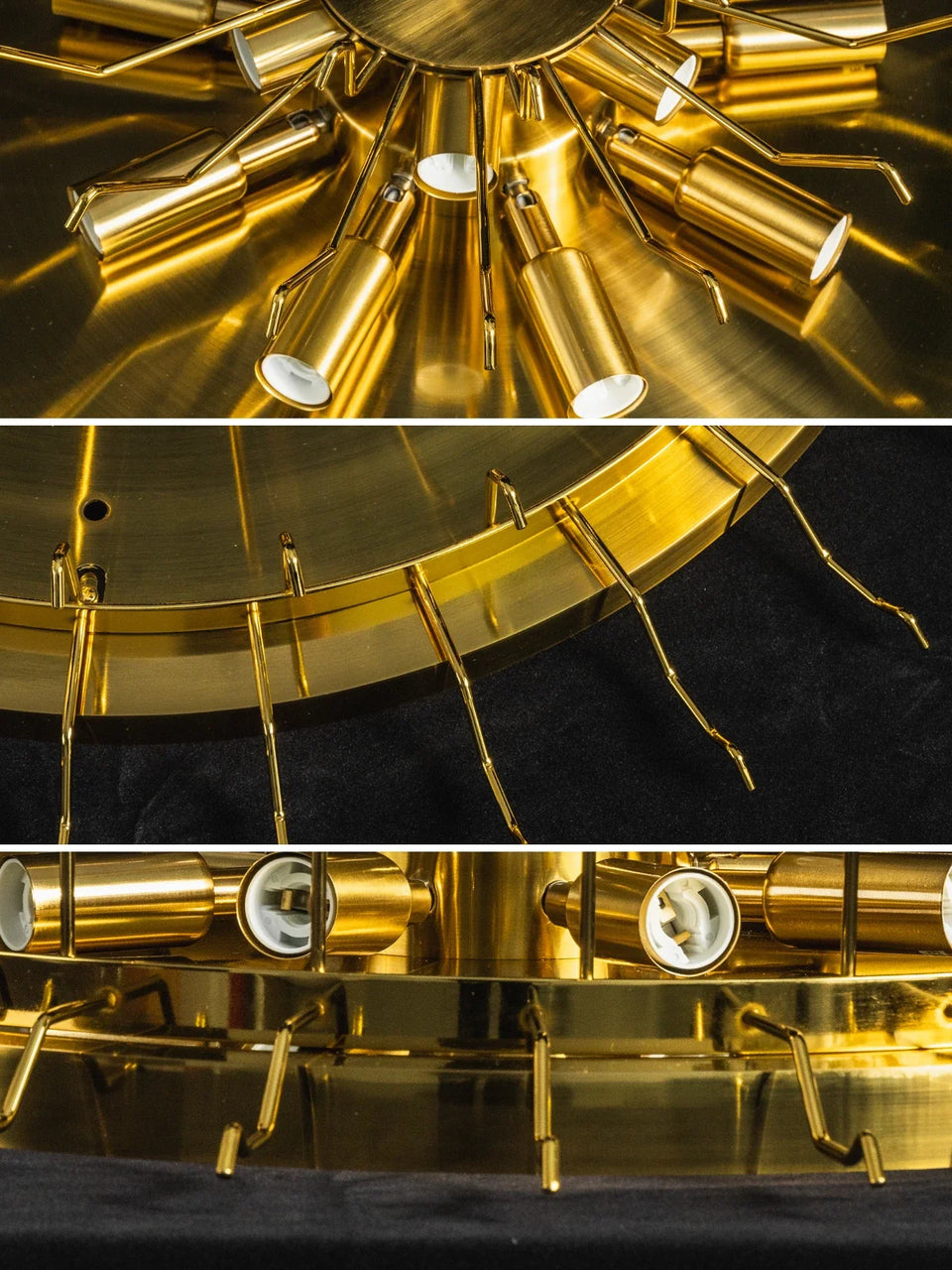 Amber + Smoke Gray + Transparent glass ceiling light - additional view 20