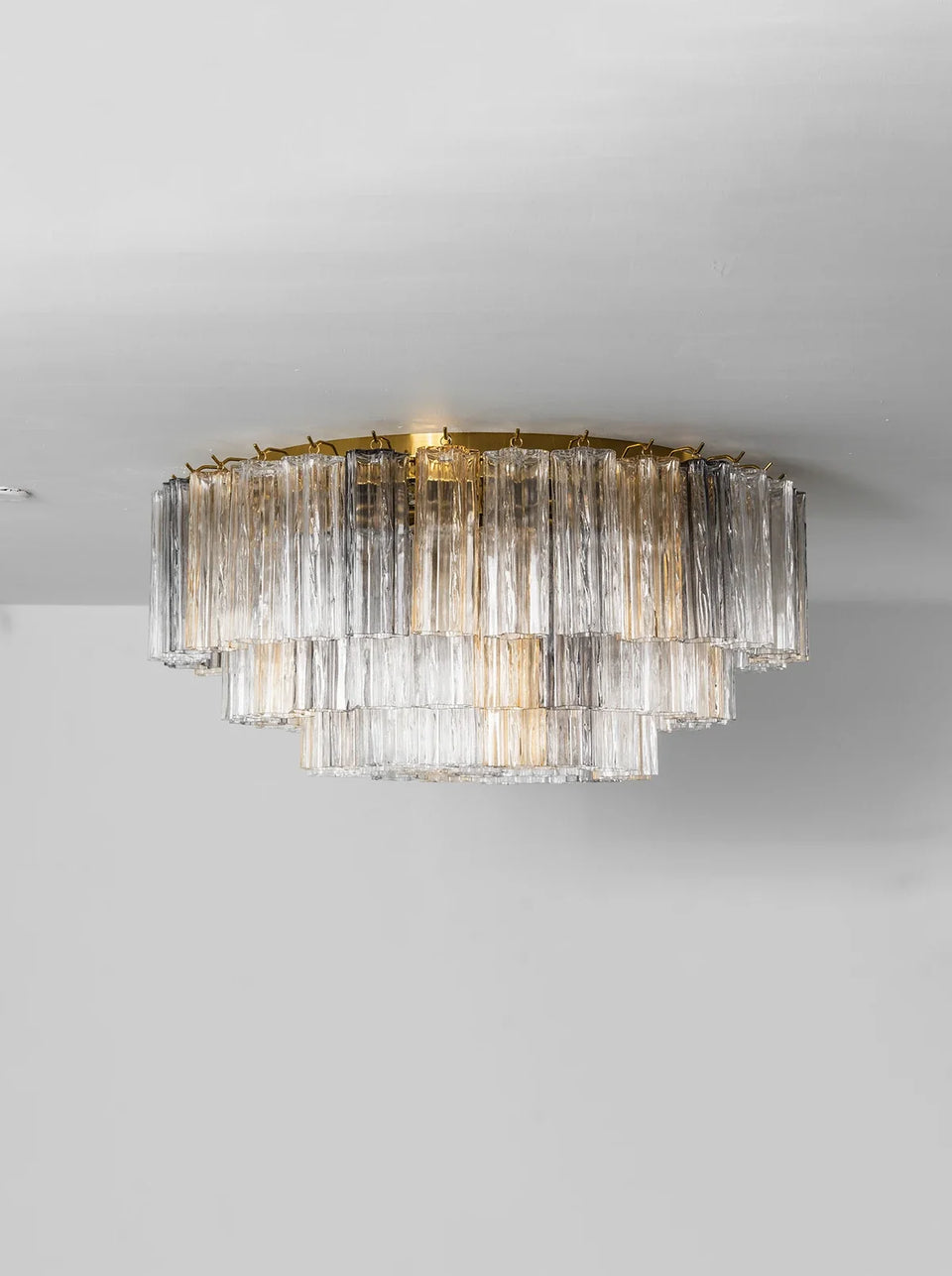 Amber + Smoke Gray + Transparent glass ceiling light - additional view 24