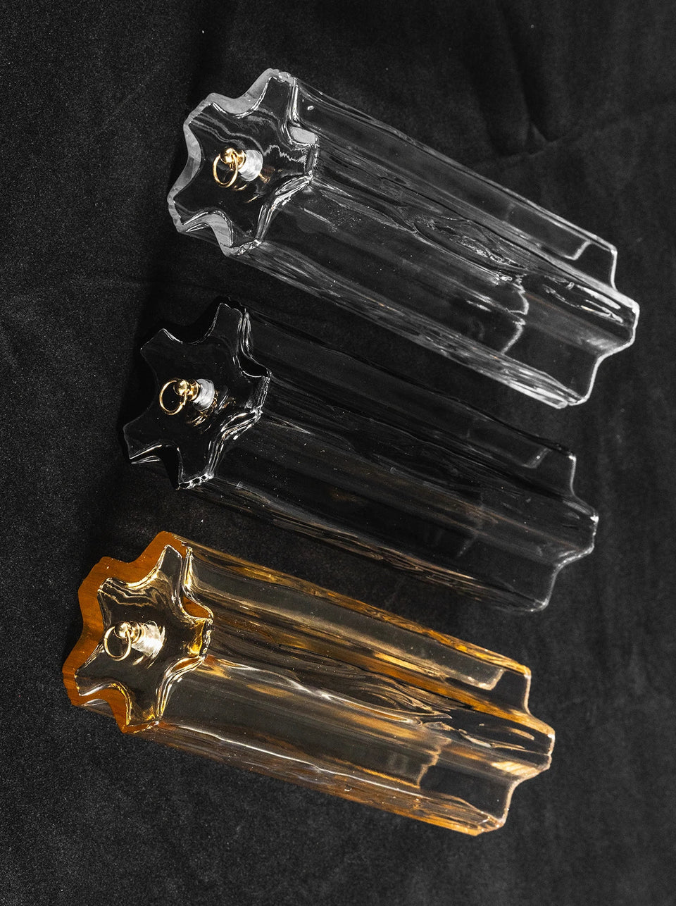 Amber + Smoke Gray + Transparent glass ceiling light - additional view 19
