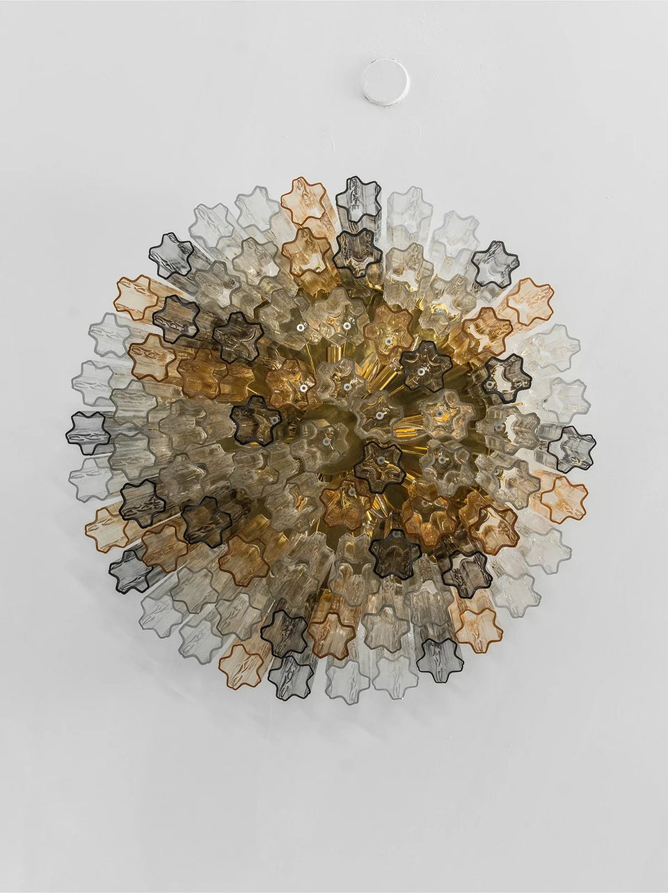 Amber + Smoke Gray + Transparent glass ceiling light - additional view 18