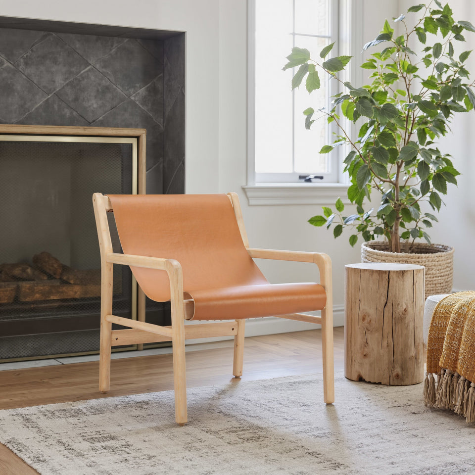 Doek Accent Chair Tan